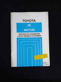 Workshop manual Toyota 2E emission control (Dutch)