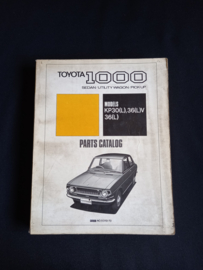Onderdelenboek Toyota 1000 Sedan, Utility Wagon en Pick-Up (93110-70)