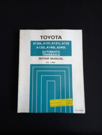 Werkplaatshandboek Toyota A130L, A131, A131L, A132, A132L, A140L en A240L automatische transaxle