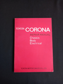 Workshop manual Toyota Corona (chassis, bodywork and electrical systems) (RT80(L), RT83L-A and RT86(L)V series)