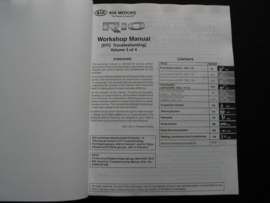 Workshop manual Kia Rio (2012) DTC troubleshooting fuel system, suspension, steering, brakes, heating and airco
