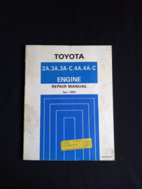 Werkplaatshandboek Toyota 2A, 3A, 3A-C, 4A en 4A-C motor
