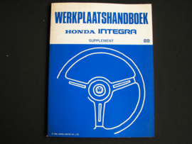 Workshop manual Honda Integra (1988) supplement