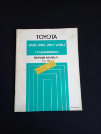 Werkplaatshandboek Toyota W45, W55, W57 en W45J transmissie