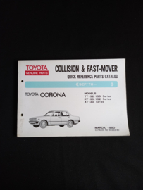 Parts catalog Toyota Corona (TT132, TT133, RT130, RT132 and XT130 series)