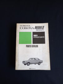 Onderdelenboek Toyota Corona Mark II Sedan