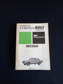 Parts catalog Toyota Corona Mark II Sedan