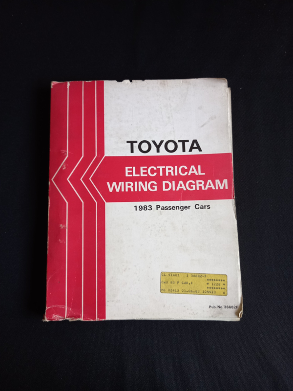 Werkplaatshandboek Toyota elektrische schema's personenauto's (1983)