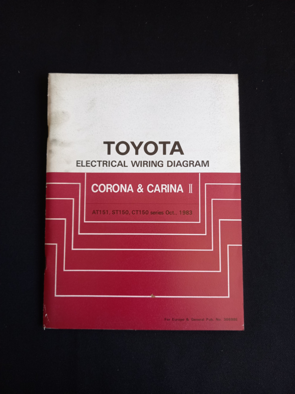 Werkplaatshandboek Toyota Corona en Carina II elektrische schema's (AT151, ST150 en CT150 series)