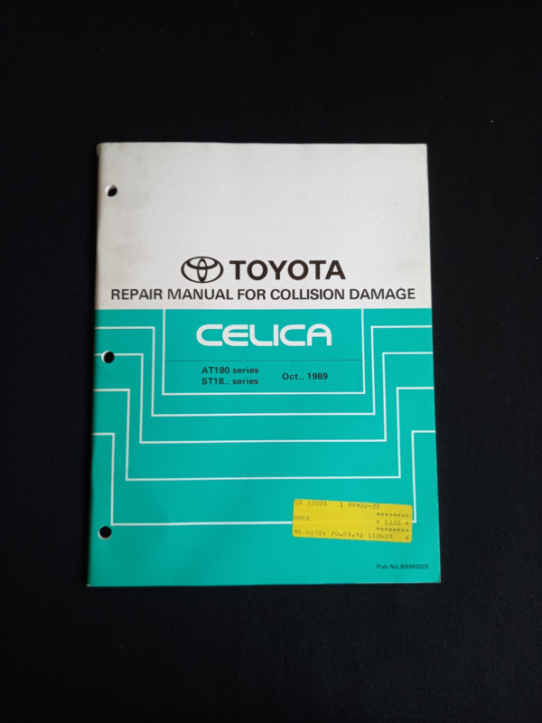 Werkplaatshandboek Toyota Celica carrosserie reparaties (AT180 en ST18_ series)