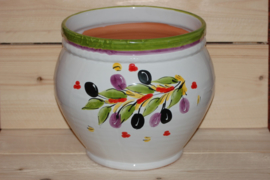 Tuinpot Bol Olijf 28 x 30 cm