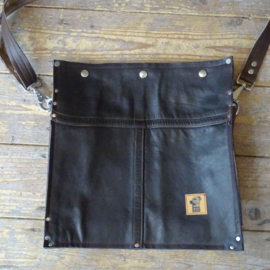 Big Bag | Leren tas van vintage motorjas