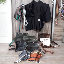 Little Bag | Leren tas van vintage motorjas