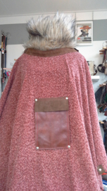 Ponchos met fakefur col