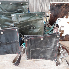 Little Bag | Leren tas van vintage motorjas