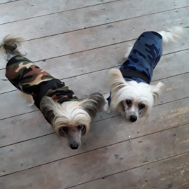 Fleecejassen camo voor je hond (reversible!)