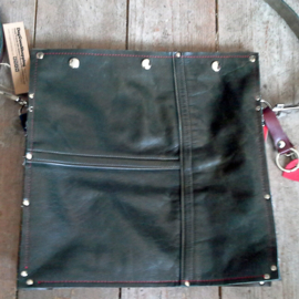 Big Bag | Leren tas van vintage motorjas