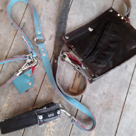 Little Bag | Leren tas van vintage motorjas