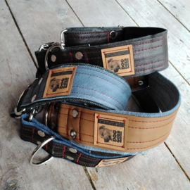 Custommade halsbanden leer of koe & jeans | vanaf