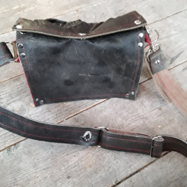 Little Bag | Leren tas van vintage motorjas