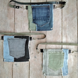 Crossbody / heuptasje denim