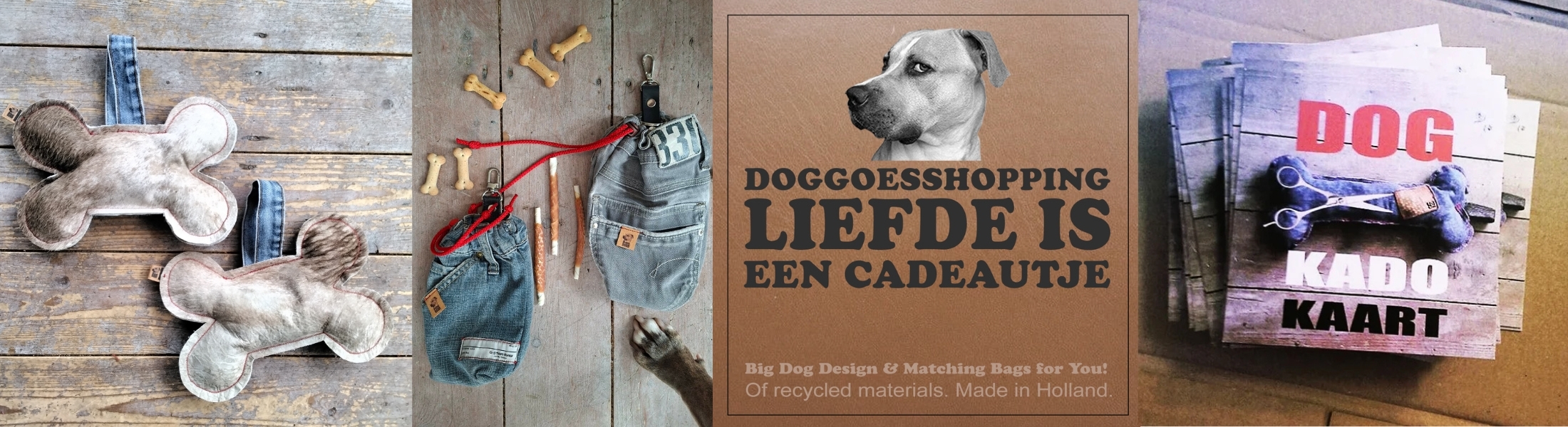 liefde is een cadeautje voor de hond