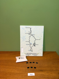 Westerwoldepad 22,5 x 30cm ZONDER baklijst