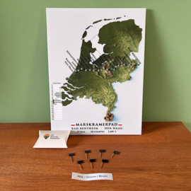 Marskramerpad (LAW 3) 22,5 x 30cm ZONDER baklijst