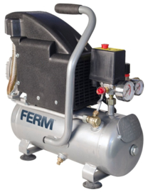 Ferm Compressor 1.1PK - 750W - 8 liters