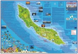 Curacao Dive map