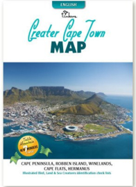 Mapa de Ciudad del Cabo y sus alrededores