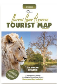 Moremi Game Reserve Tourist Map