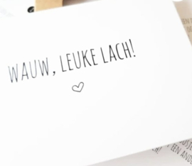 Complimenten kaartjes /pluimpjes