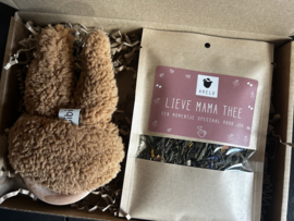 Brievenbuspakketje lieve mama thee met teddy bijtring