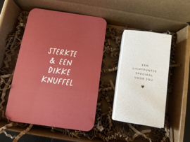 Brievenbuspakketje Een lichtpuntje voor jou -sterkte en knuffel-