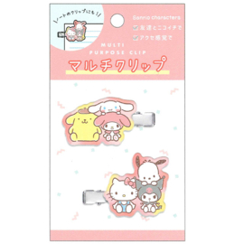 Sanrio Characters multi clips | pink