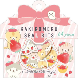 Kakikomeru Seal Bits Corocoro Coronya Strawberry