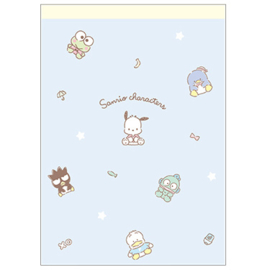 Memo pad large Sanrio Characters | blue