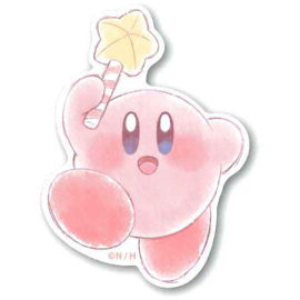 Sticker Kirby Toverstaf