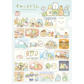 A4 insteekmap Sumikkogurashi Picture Book Art Collection | pictures