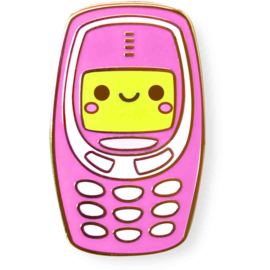 Enamel pin Nokia Pink