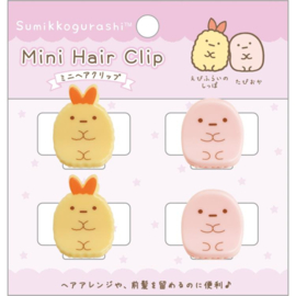 San-X mini haarklemmetjes | Ebifurai no Shippo & Pink Tapioca