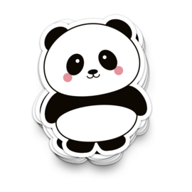 XL vinyl sticker | panda