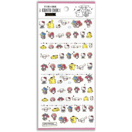 Stickervel Kiratto Mark Seal Sanrio Characters