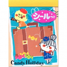 Memo pad small Kamio Candy Holiday