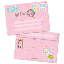 Envelope Happy Mail For You - pink