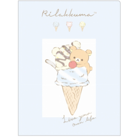 Document folder Rilakkuma Ice Cream