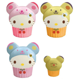 Hello Kitty Teddy Cupcake Super Slow Rising squishy - kies je favoriet