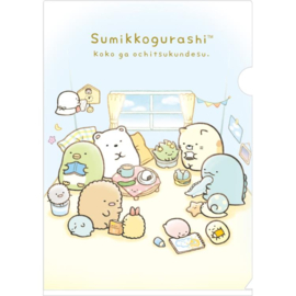 A4 insteekmap Sumikkogurashi Picture Book Art Collection | room