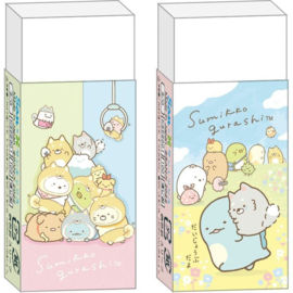 Erasers Sumikkogurashi playing with a Puppy - choose your favorite